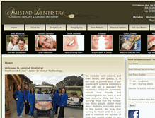Tablet Screenshot of amistaddentistry.com